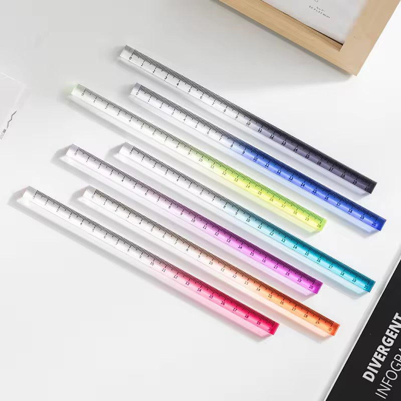 Kiwoo Square Crystal Rulers 🖋️📏 - KIQOO