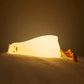 Kiwoo Lying Flat Duck Silicone Night Lamp