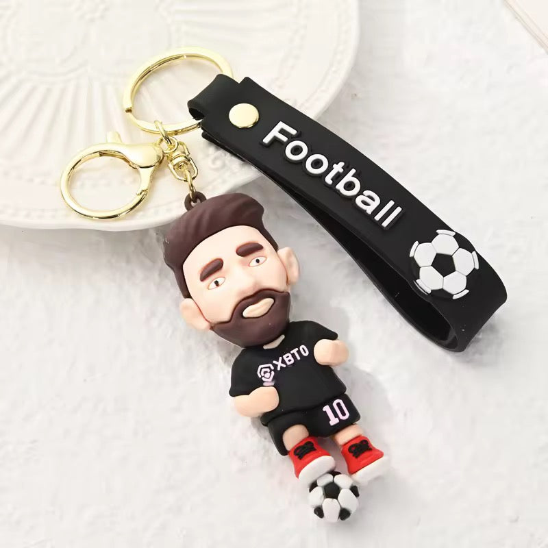 Kiwoo Soccer Players Keychain and Bag Charms - KIQOO