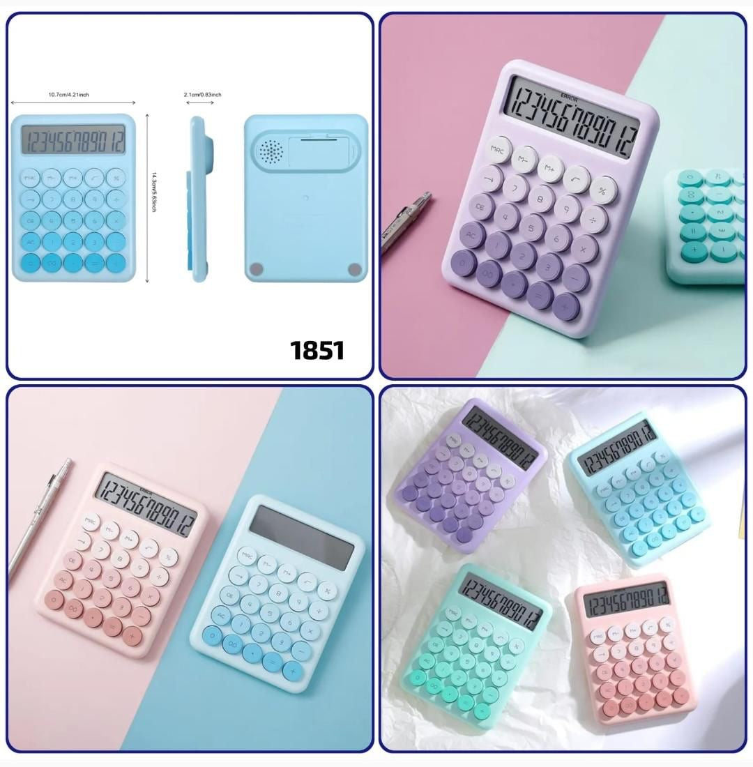 Kiwoo Pastel Pop Calculator 🧮✨ - KIQOO