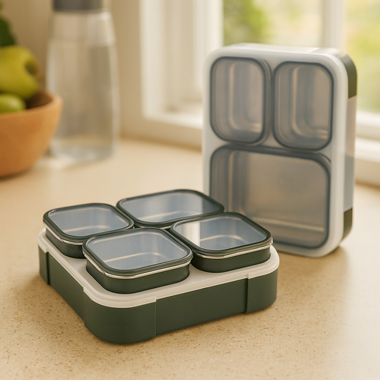 Kiwoo Luxe FlexiBox Lunch Set 🍱🧩 - KIQOO