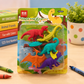 Kiwoo Dino World Eraser Pack - KIQOO