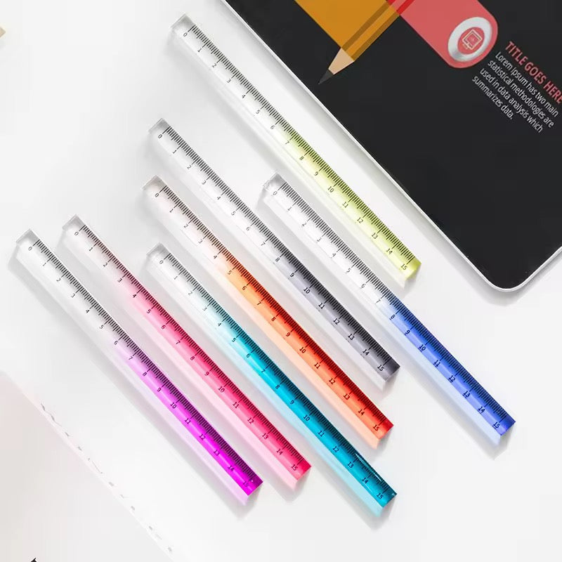 Kiwoo Square Crystal Rulers 🖋️📏 - KIQOO