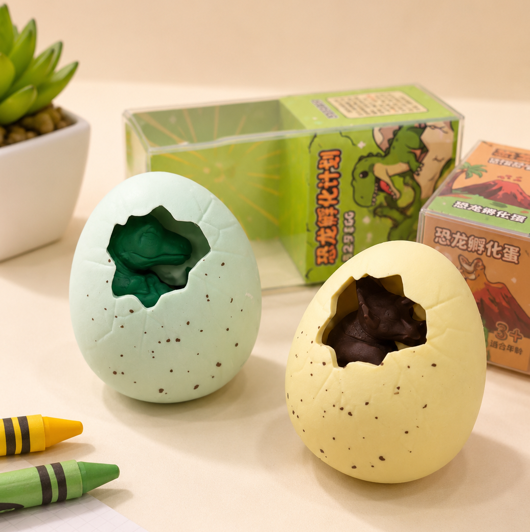 Kiwoo Dino Hatch Eraser - KIQOO
