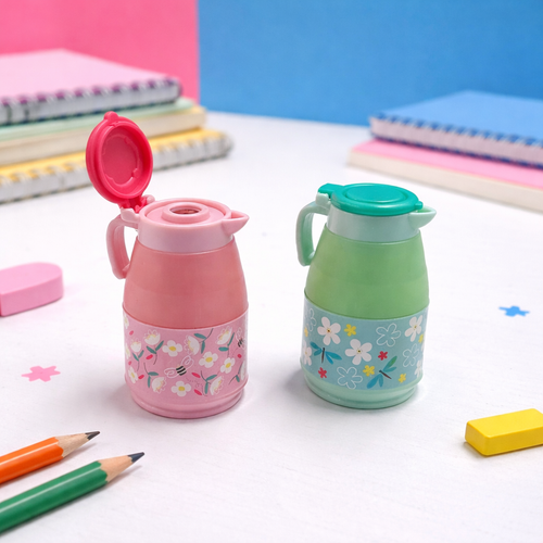 Kiwoo PourPop Jug Eraser Sharpener 🫖✨ - KIQOO
