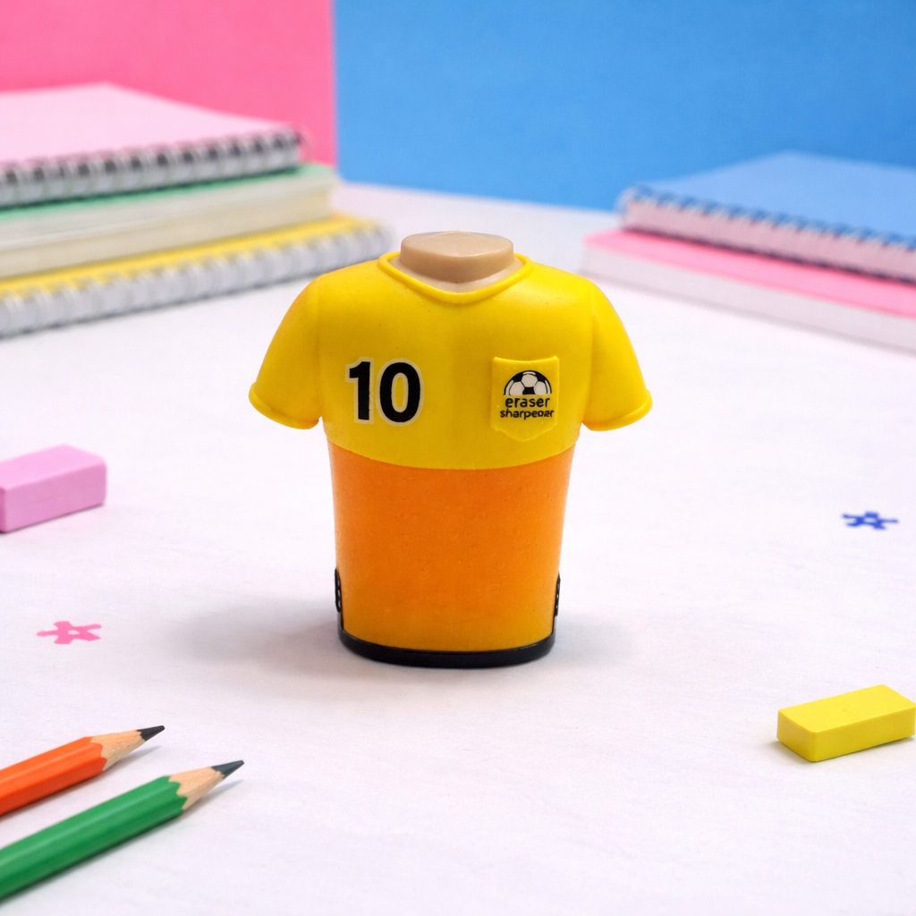 Kiwoo GoalMate Jersey Eraser Sharpener ⚽✨ - KIQOO