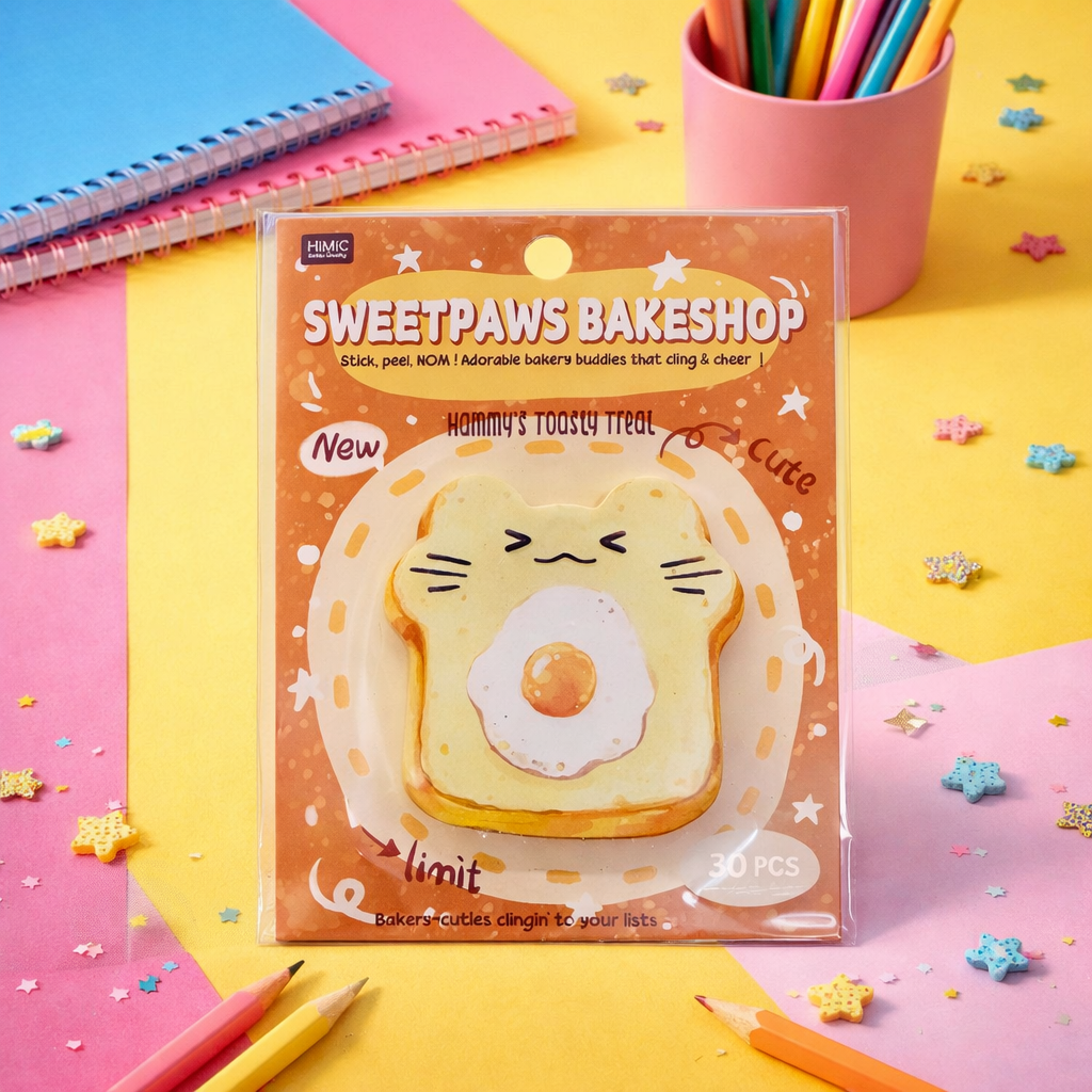 Kiwoo Sweet Treat Food Sticky Notes 🍔🍩 - KIQOO