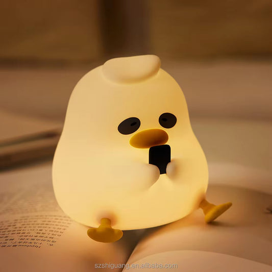 Kiwoo Darkwing Duckling Silicone Night Lamp - KIQOO