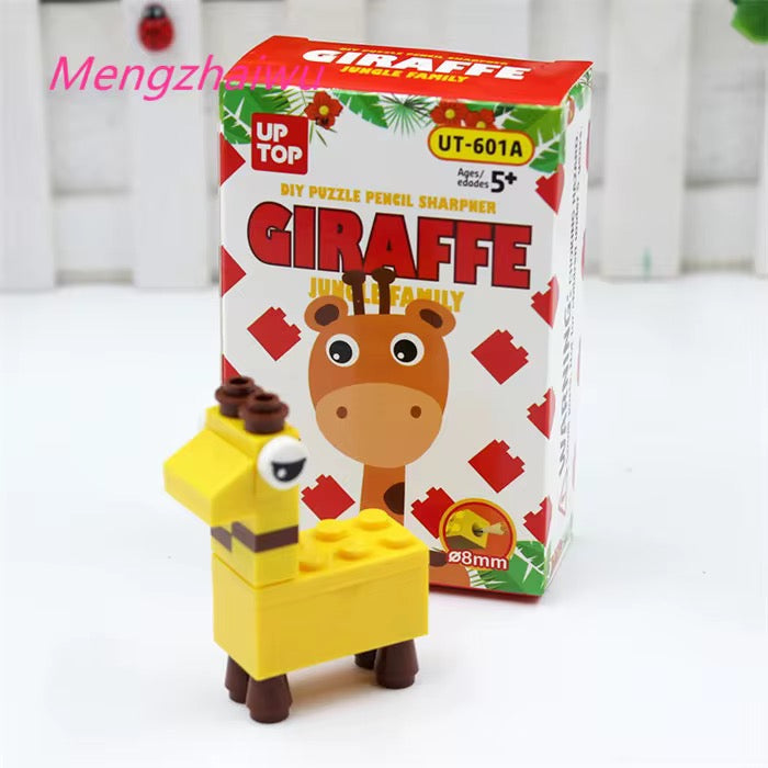 Kiwoo Build & Play DIY sharpener🦌🦒(Jungle Family) - KIQOO