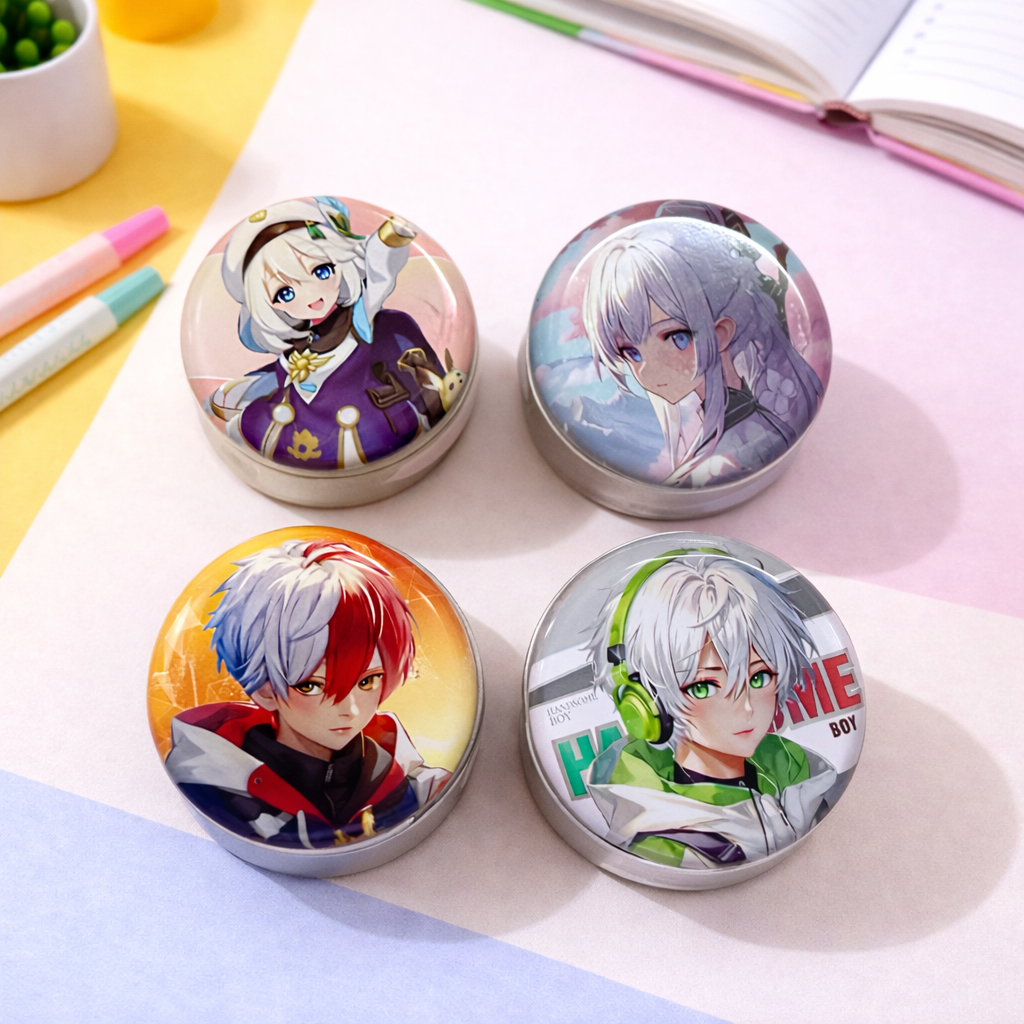Kiwoo Anime Metal Pencil Sharpener - KIQOO
