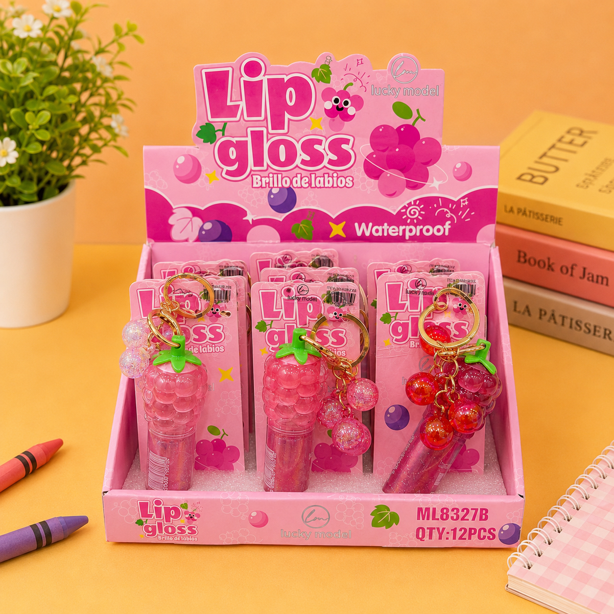 Kiwoo Berry Charm Lip Gloss - KIQOO