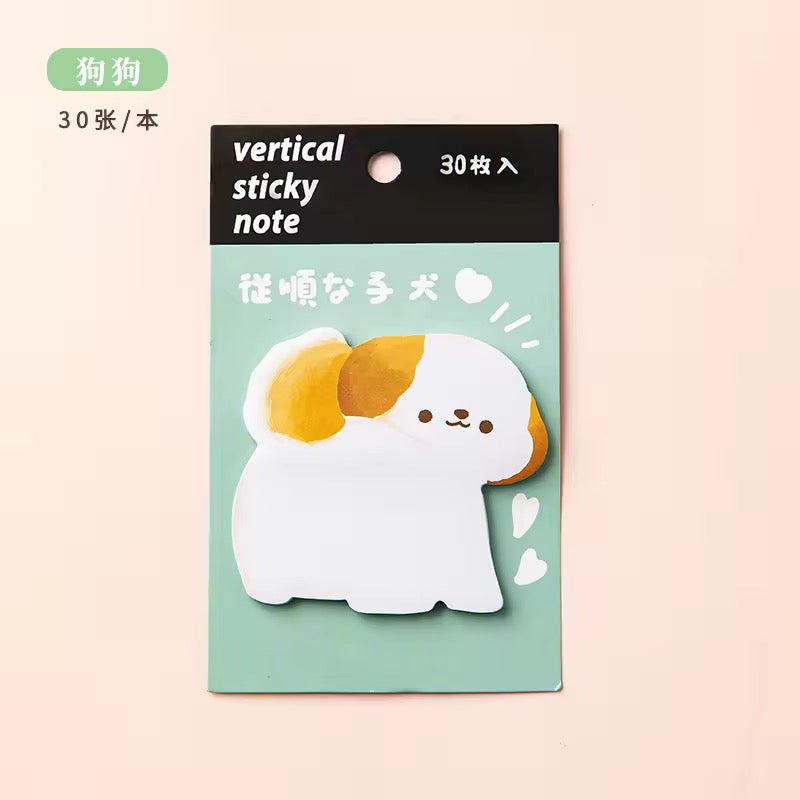 Kiwoo Animal Hug Sticky Notes 🐰🐶🐥🐱 - KIQOO