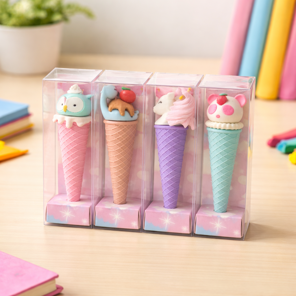 Kiwoo Premium Softy Cone Eraser - KIQOO