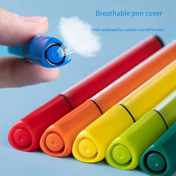 Kiwoo Washable 12 Water Colour Pen Set - KIQOO