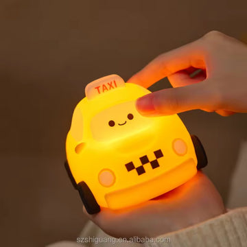 Kiwoo Taxi Glow Silicone Night Lamp 🚕💛 - KIQOO