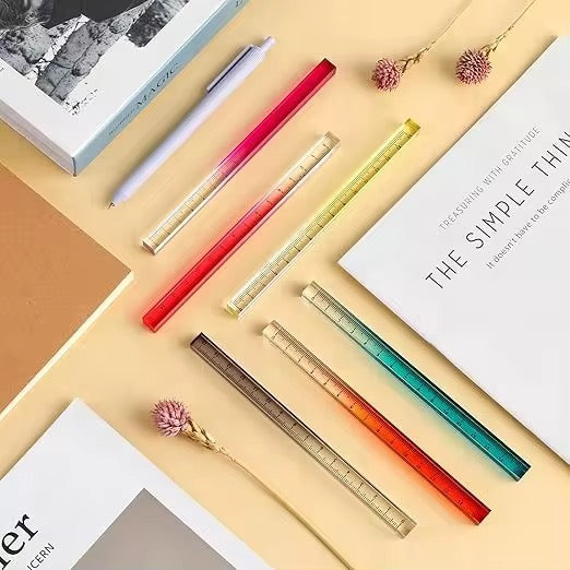 Kiwoo Square Crystal Rulers 🖋️📏 - KIQOO