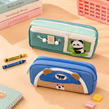 Kiwoo Pocket Duo Pencil Pouch (Buy1 Get1 Free)