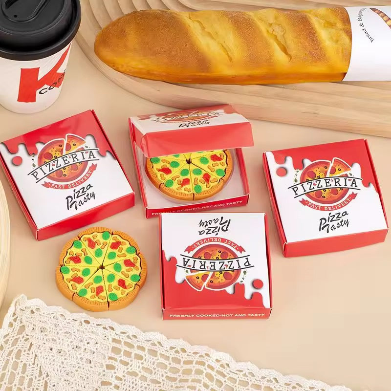 Kiwoo Pizza Eraser Box 🍕 - KIQOO