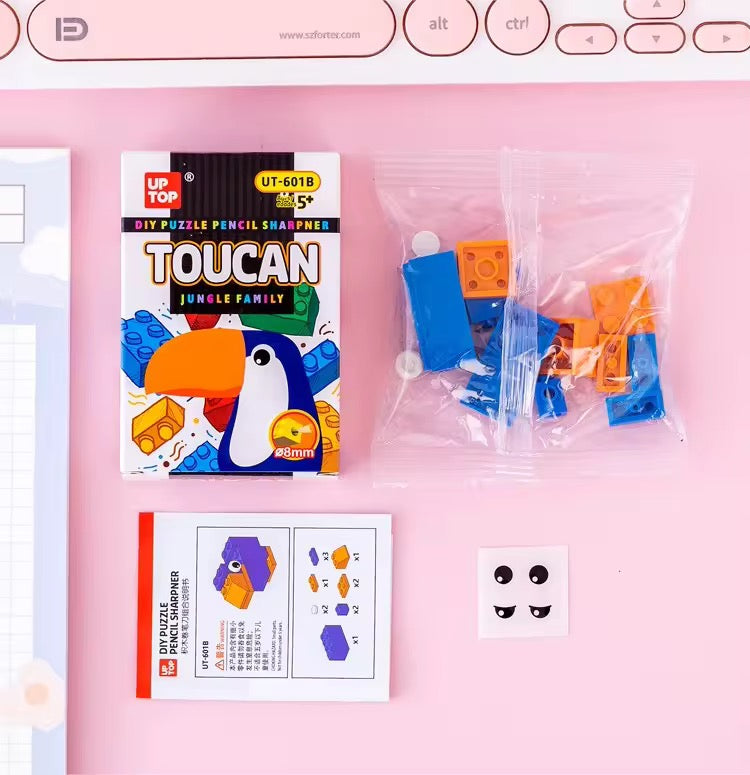 Kiwoo Build & Play DIY sharpener🦌🦒(Jungle Family) - KIQOO