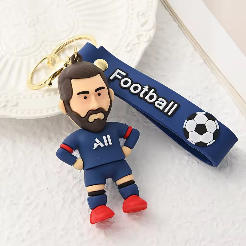 Kiwoo Soccer Players Keychain and Bag Charms - KIQOO
