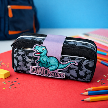 Kiwoo Dino Patch Pencil Pouch 🦖🎒 - KIQOO