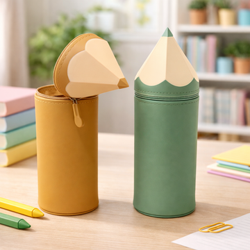 Kiwoo Pencil Shape Silicone Pencil Pouch - KIQOO