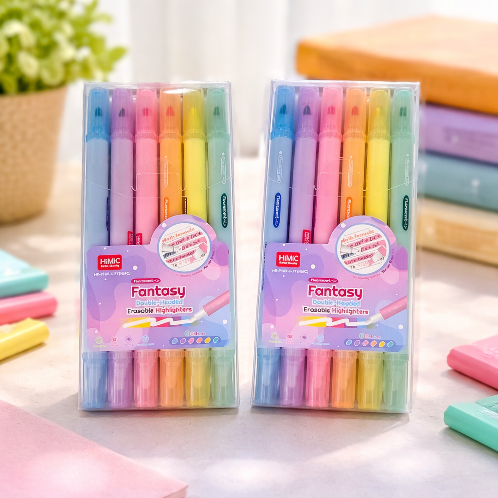 Kiwoo Fantasy Erasable Highlighter Set - KIQOO