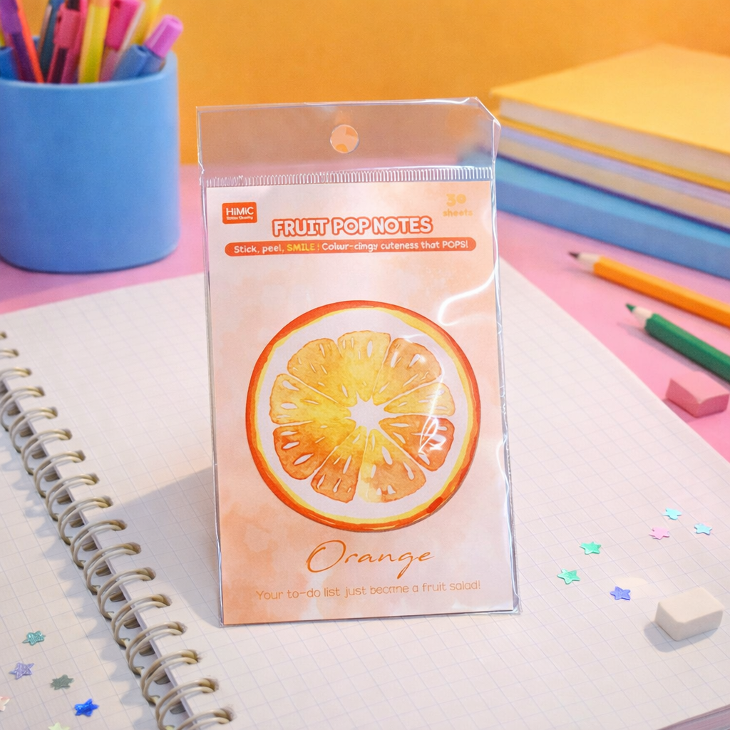 Kiwoo Fruity Cutie Sticky Notes🍇 🍋‍🟩 - KIQOO