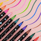 Kiwoo Galaxy Glitter Brush Pens (PACK OF 12) - KIQOO
