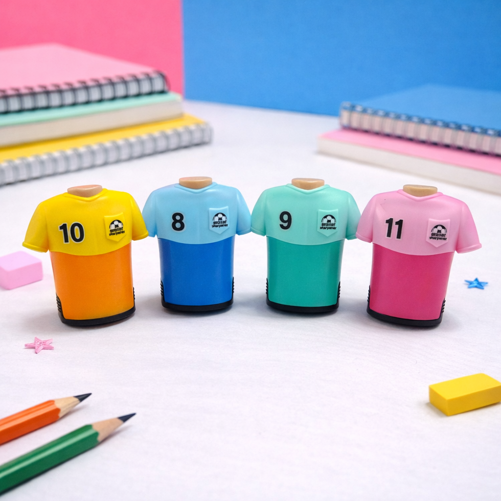Kiwoo GoalMate Jersey Eraser Sharpener ⚽✨ - KIQOO