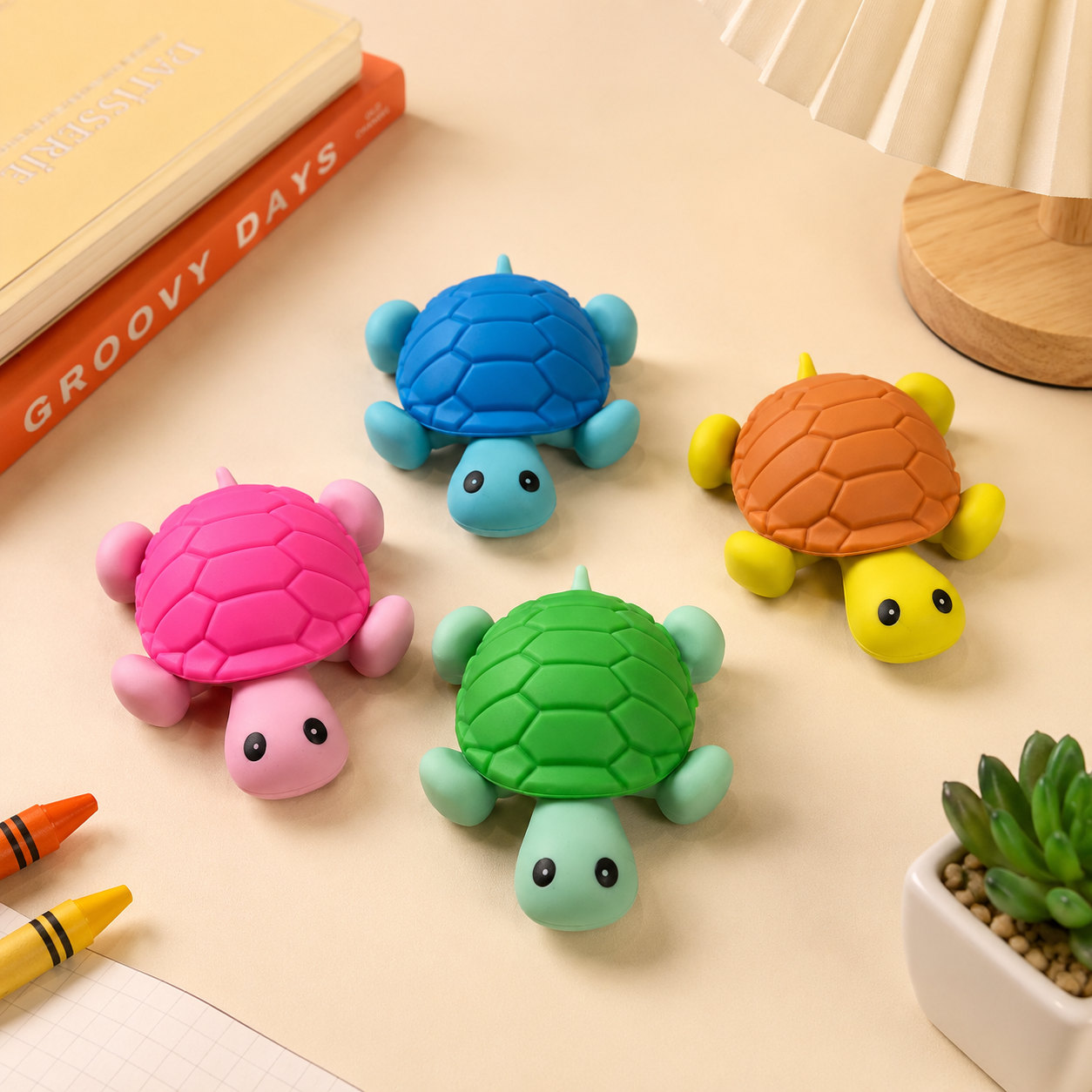 Kiwoo Turtle Tots Erasers - KIQOO