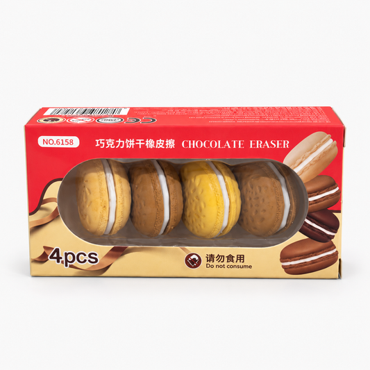 Kiwoo Choco Cookie Eraser Set