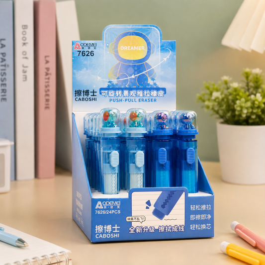 Kiwoo Space Spinner Push Eraser