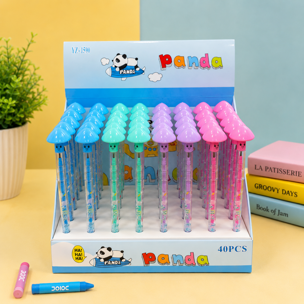 Kiwoo Panda Bullet Pencils