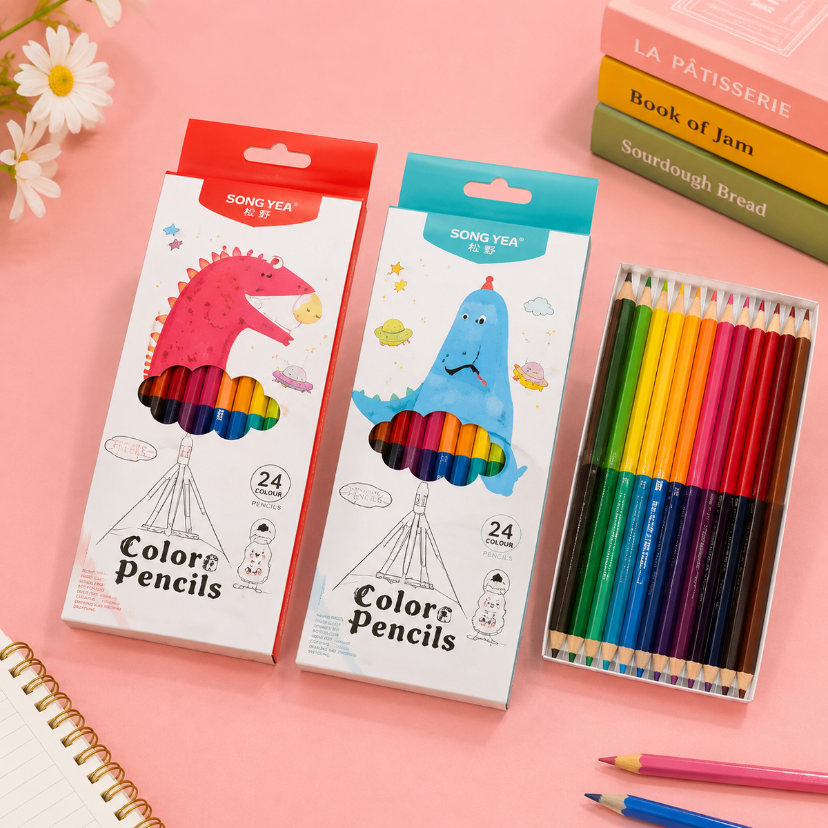 Kiwoo Twin Sided Colour Pencils