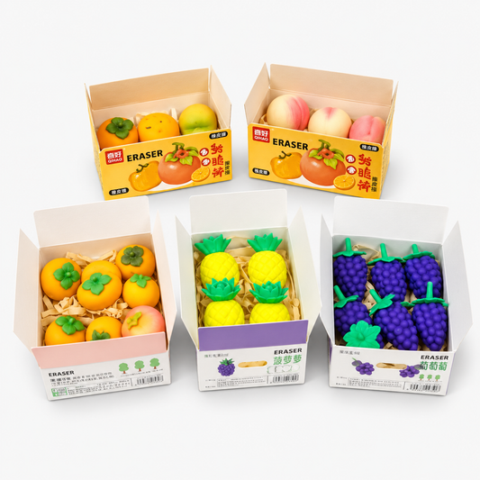 Kiwoo Fruit Carton Eraser (ASSORTED)