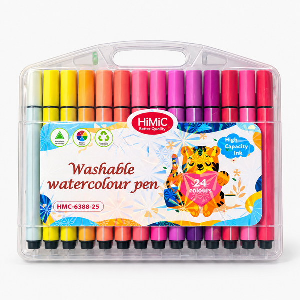 Kiwoo Washable 24 Water Colour Pen Set