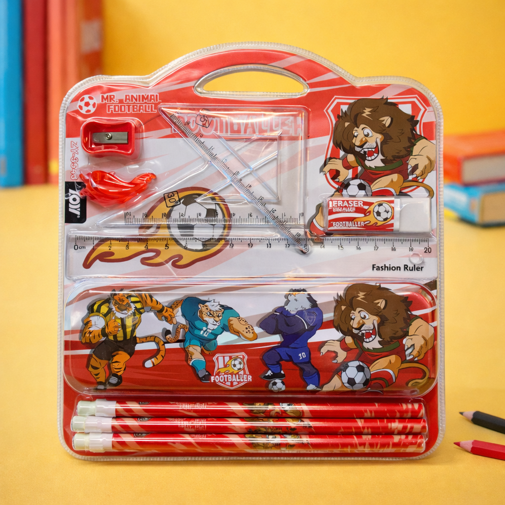 Kiwoo GoalChamp Football Stationery Set ⚽✨ - KIQOO