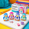 Kiwoo Penguin Eraser Sharpener 🐧🖋️ - KIQOO