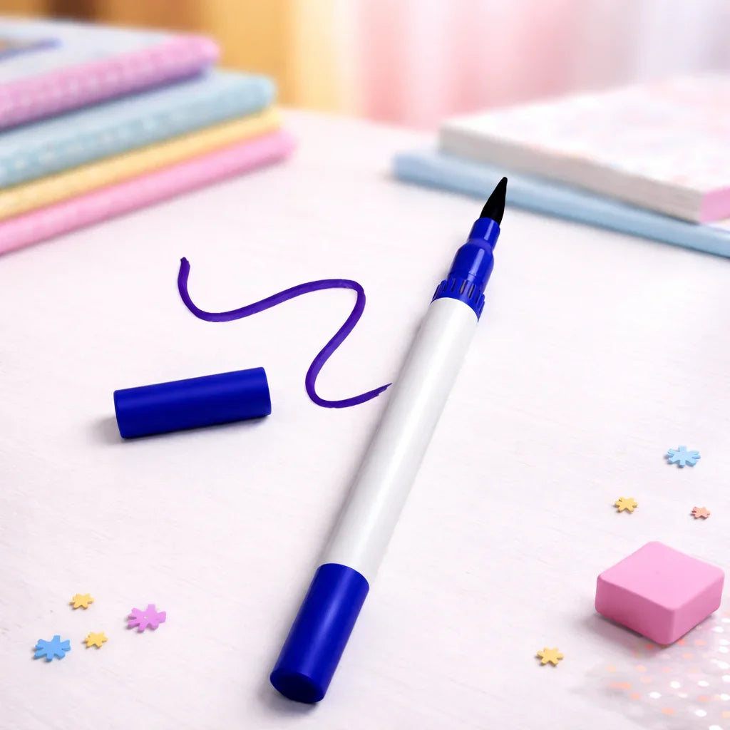Kiwoo 24ColorFlow Double Sided Brush Colour Pens 🎨✨ - KIQOO