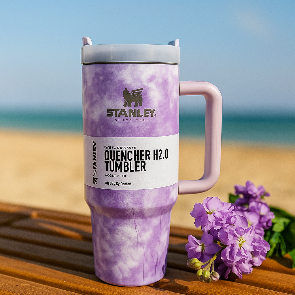 Kiwoo Marble Stanley Quencher H2.0 Tumbler (Free) - KIQOO