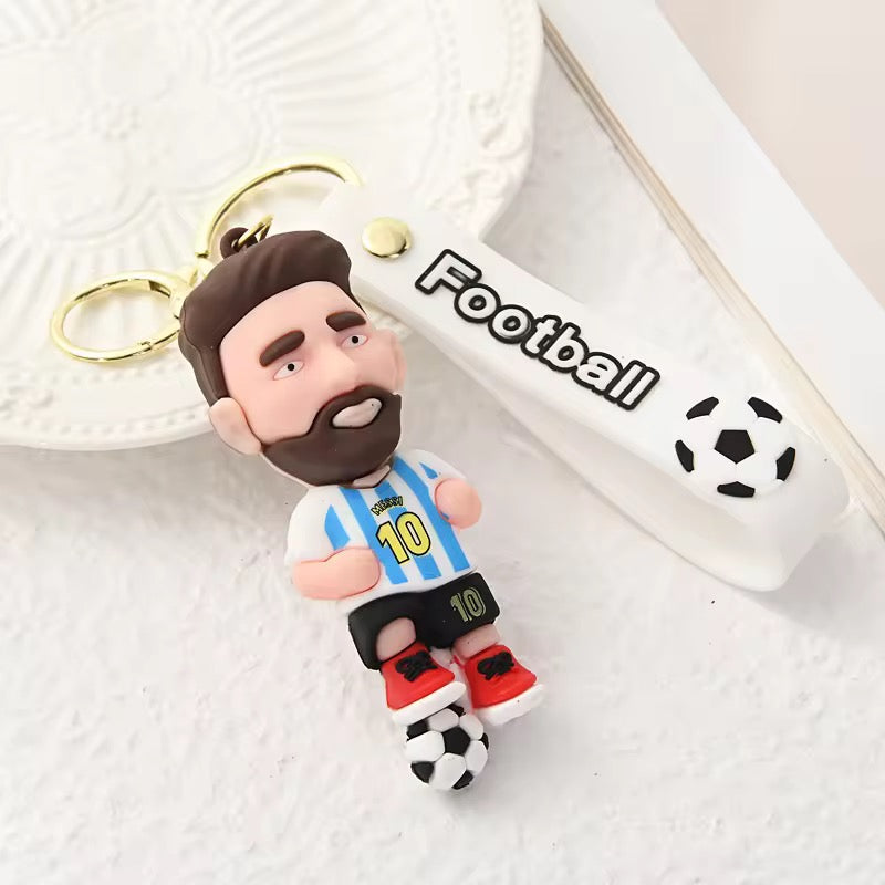Kiwoo Soccer Players Keychain and Bag Charms - KIQOO