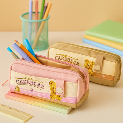 Kiwoo CakeBear Pencil Pouch 🐻🍯 - KIQOO