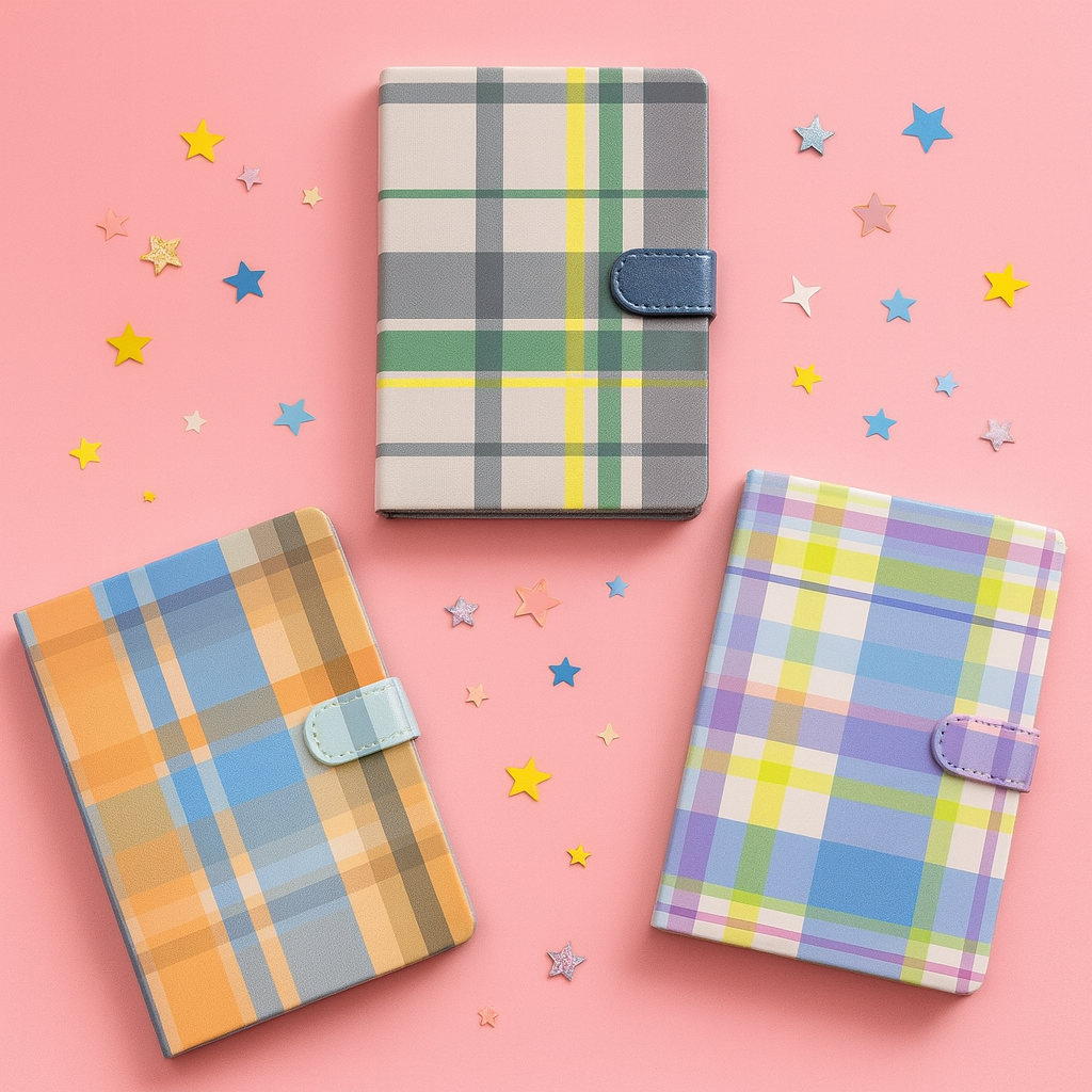 Kiwoo CheckMate Diary 📓✨ (Assorted) - KIQOO