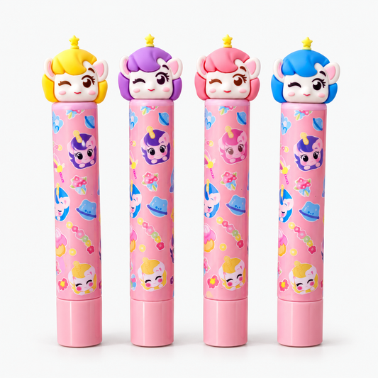 Kiwoo Unicorn Face Push Erasers