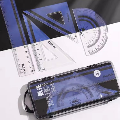 Kiwoo Aurora Crystal Colour-Changing Ruler Set 🌈✨ - KIQOO