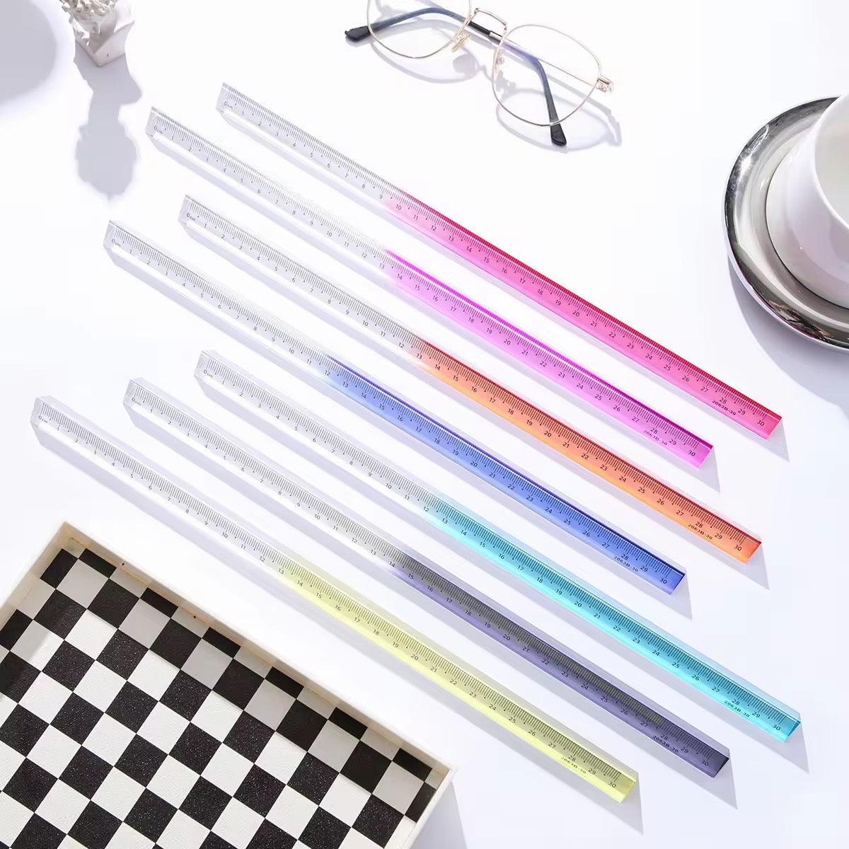 Kiwoo Crystal Ruler – Triangle Shape - KIQOO
