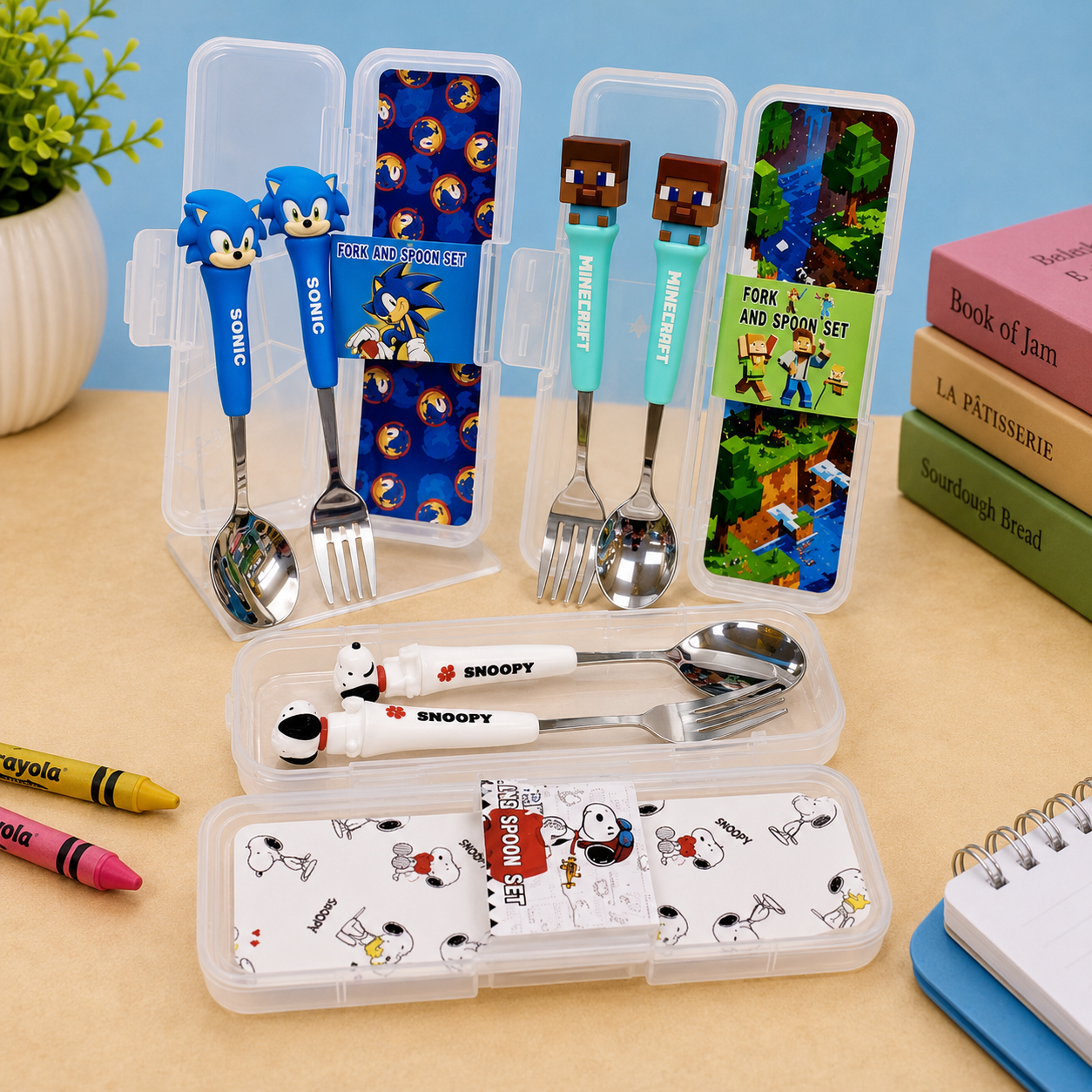 Kiwoo Cartoonist Cutlery set - KIQOO