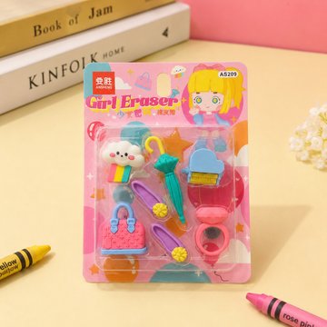 Kiwoo Dream Girl Eraser Pack - KIQOO