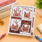Kiwoo Teddy Bear Sticky Notes (Pack of 2)